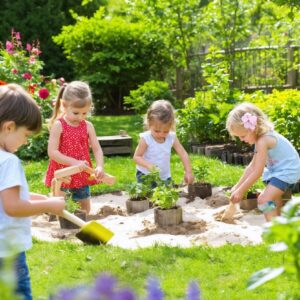 Kreative Gartenabenteuer: So bleiben Kinder draußen aktiv